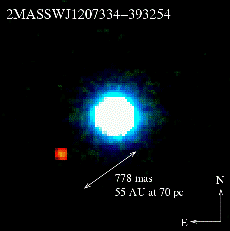 The first directly imaged exoplanet